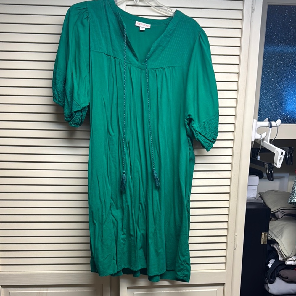 Knox Rose Emerald V-Neck Top